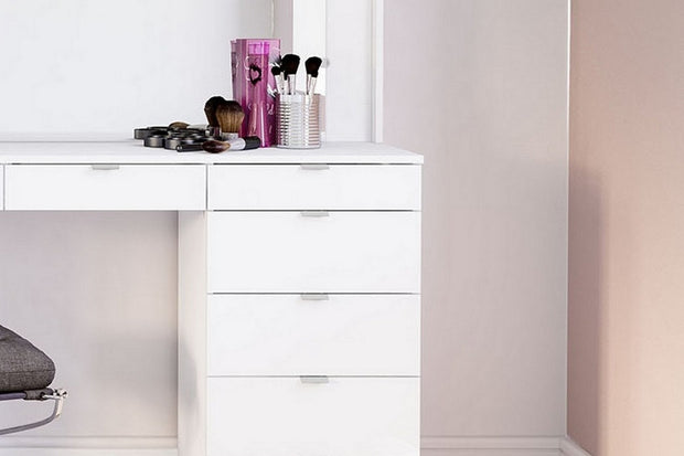 Chloe 7 Drawer Dressing Table & Mirror