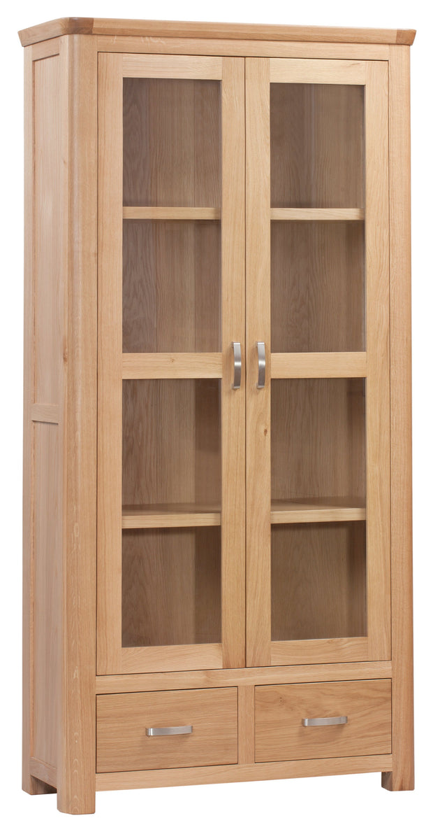 Treviso Oak Display Cabinet