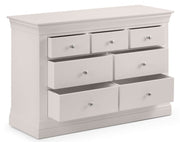 Clermont 4+3 Drawer Chest - Light Grey