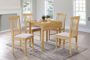 Cologne Square Drop Leaf Dining Set (2 Chairs)