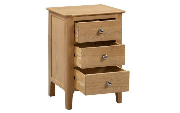Cotswold 3 Drawer Bedside Table