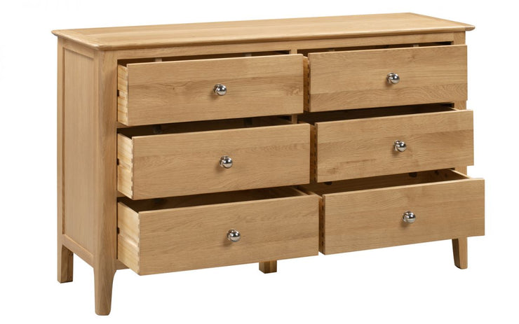 Cotswold 6 Drawer Wide Chest Of Drawers