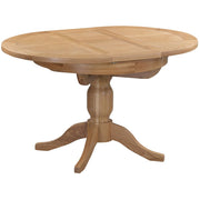 Dorset Oak Round Extending Pedestal Table