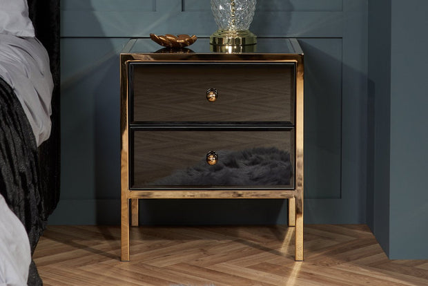 Fenwick 2 Drawer Bedside Table