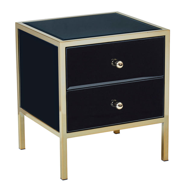 Fenwick 2 Drawer Bedside Table