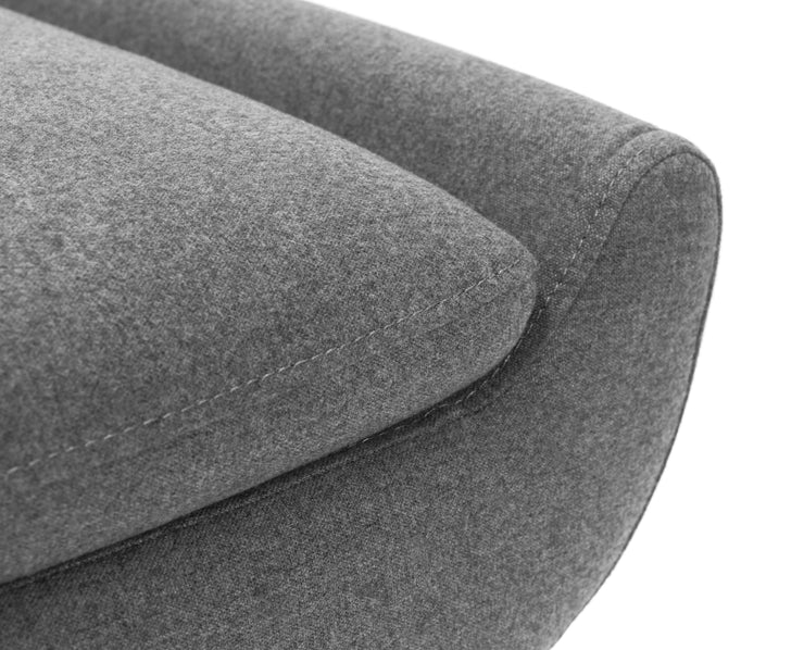 Gaudi Curled Base Sofabed - Grey