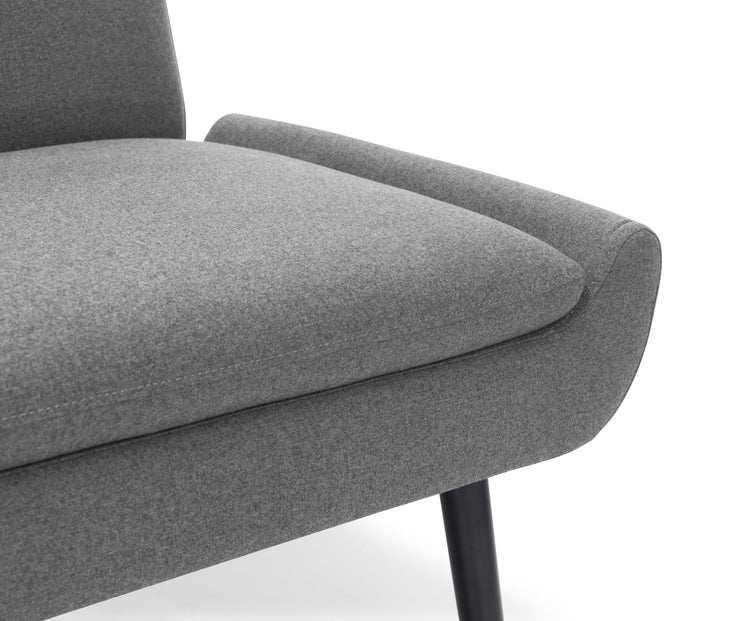 Gaudi Curled Base Sofabed - Grey