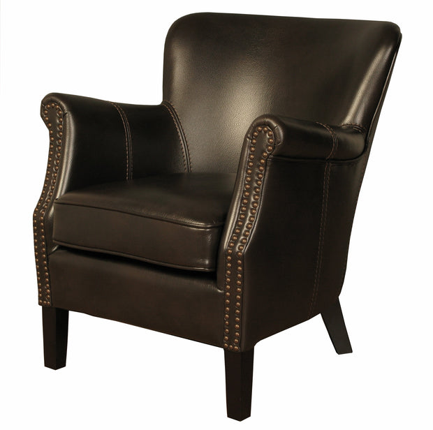 Harlow Armchair - Brown Leather
