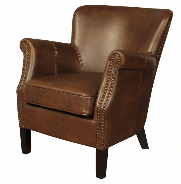 Harlow Armchair - Tan Leather