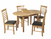 Hanover Light Oval Drop Leaf Dining Set