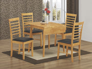 Hanover Light Square Drop Leaf Dining Set (4 Chairs)