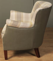 Harlow Armchair - Yellow Check