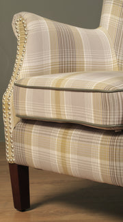 Harlow Armchair - Yellow Check