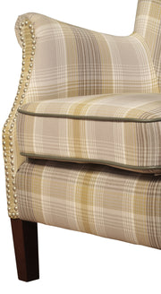 Harlow Armchair - Yellow Check