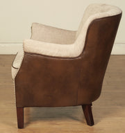 Harlow Armchair - Mink/Tan Fusion