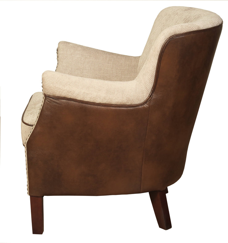 Harlow Armchair - Mink/Tan Fusion