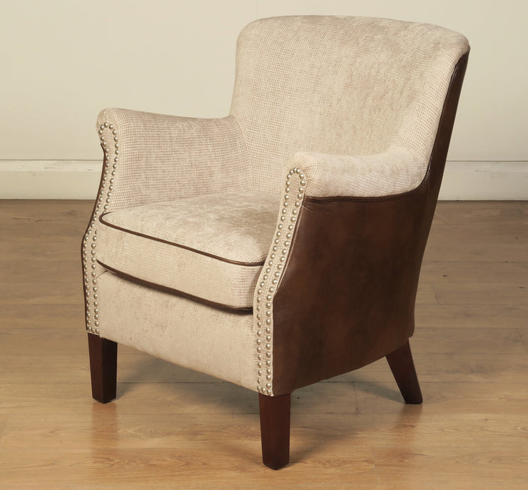 Harlow Armchair - Mink/Tan Fusion