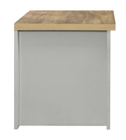 Highgate 1 Drawer Lamp Table - Grey & Oak