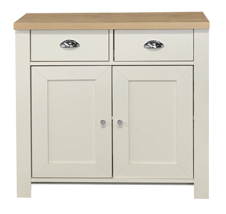 Highgate 2 Door 2 Drawer Sideboard -  Cream & Oak