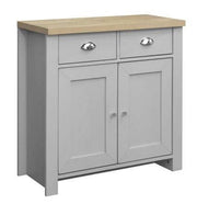 Highgate 2 Door 2 Drawer Sideboard -  Grey & Oak