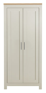 Highgate 2 Door Wardrobe - Cream & Oak