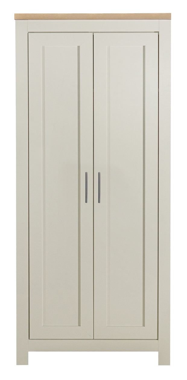 Highgate 2 Door Wardrobe - Cream & Oak