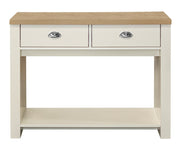 Highgate 2 Drawer Console Table - Cream & Oak