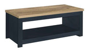 Highgate Coffee Table - Navy & Oak