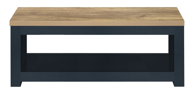 Highgate Coffee Table - Navy & Oak