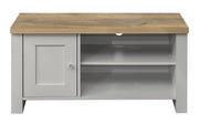 Highgate Small TV Unit - Grey & Oak