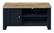 Highgate Small TV Unit - Navy & Oak