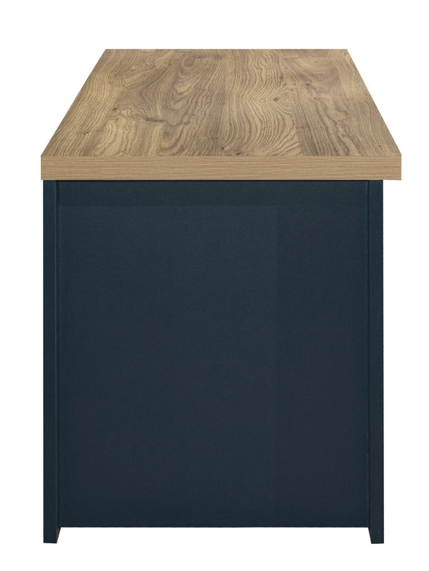 Highgate Small TV Unit - Navy & Oak