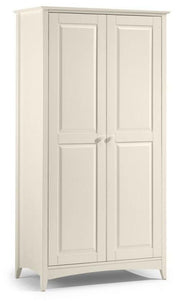 Cameo 2 Door Wardrobe - Stone White