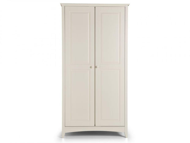 Cameo 2 Door Wardrobe - Stone White