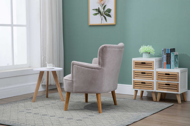 Keira Armchair - Pearl Grey