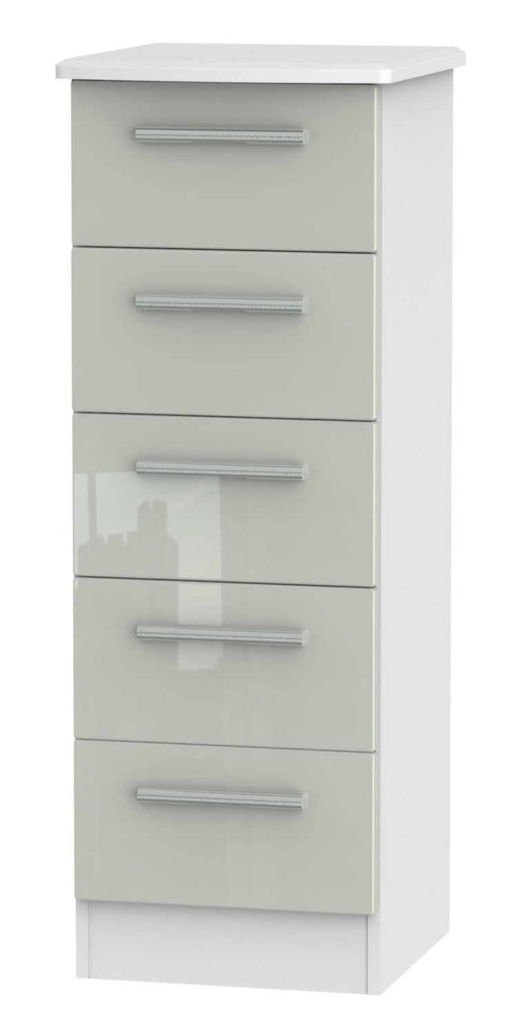 Knightsbridge 5 Drawer Narrow Chest