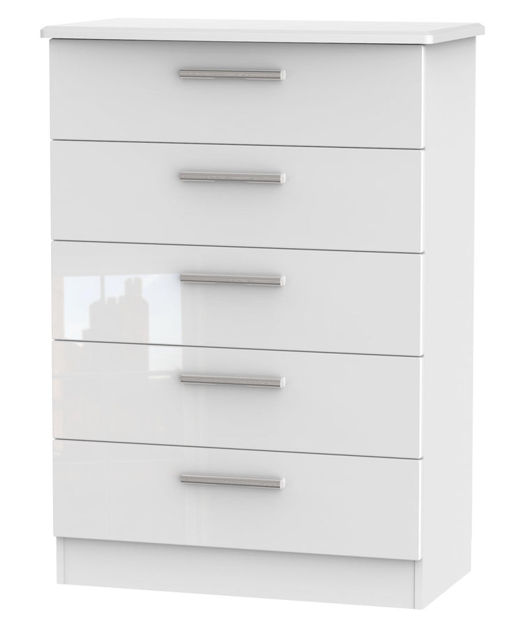 Knightsbridge 5 Drawer Chest Of Drawers