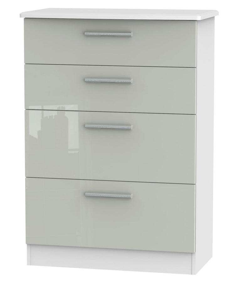 Knightsbridge 4 Drawer Deep Chest Of Drawers