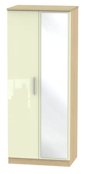 Knightsbridge 2ft 6in Mirror Wardrobe