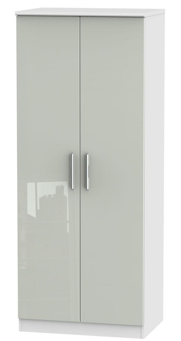 Knightsbridge 2ft 6in Plain Tall Wardrobe