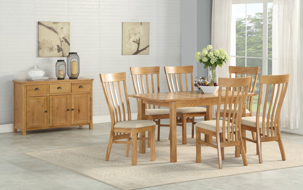 Kilmore Oak 4'0 Extension Dining Set