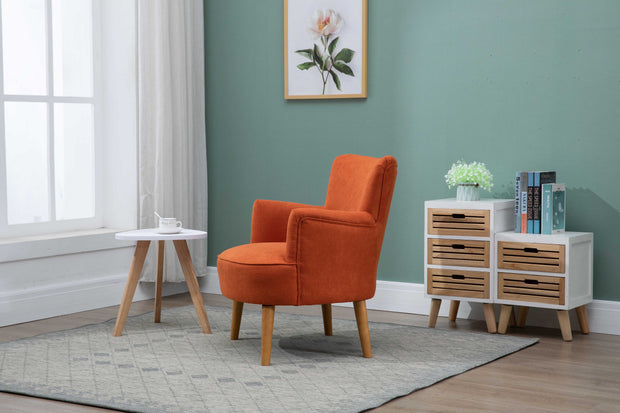 Keira Armchair - Sunburst Orange