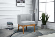 Lucille Armchair - Herringbone Grey