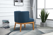 Lucille Armchair - Herringbone Navy