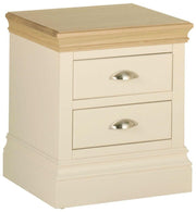 Lundy Painted 2 Drawer Bedside Table