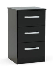 Lynx 3 Drawer Bedside Table