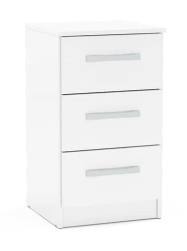 Lynx 3 Drawer Bedside Table