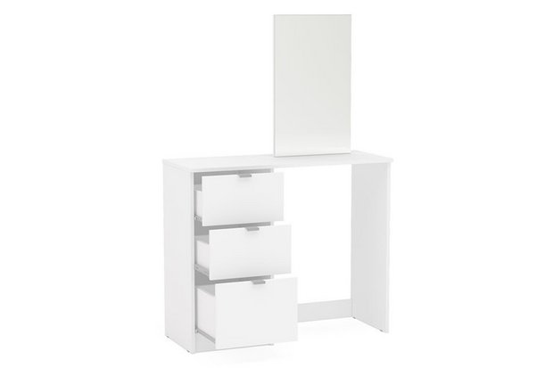 Madison 3 Drawer Dressing Table & Mirror