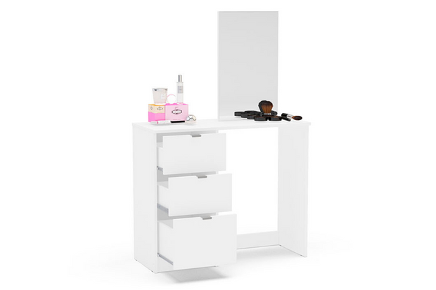 Madison 3 Drawer Dressing Table & Mirror