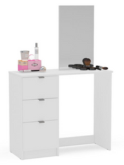 Madison 3 Drawer Dressing Table & Mirror